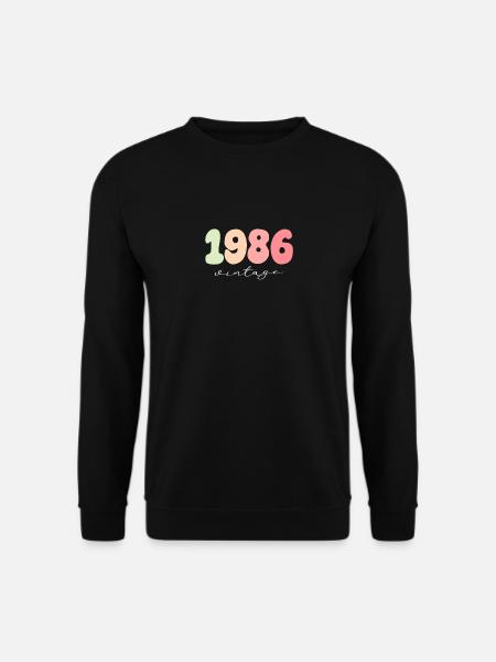 Geburtstag Geburtsjahr 1986 - Unisex Pullover - Schwarz