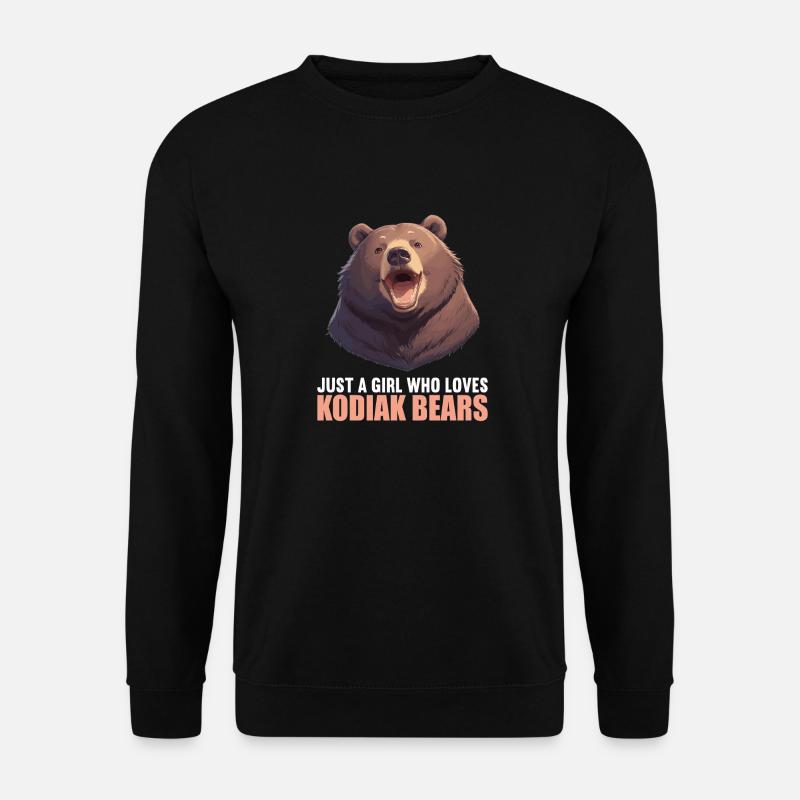 Kodiakbären Kodiakbär - Unisex Pullover - Schwarz