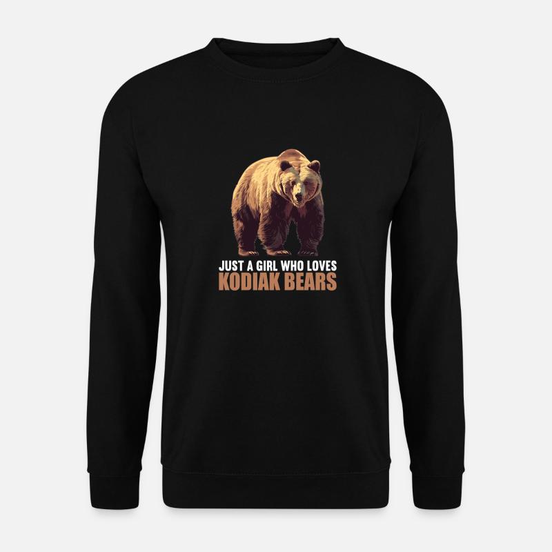 Kodiakbären Kodiakbär - Unisex Pullover - Schwarz