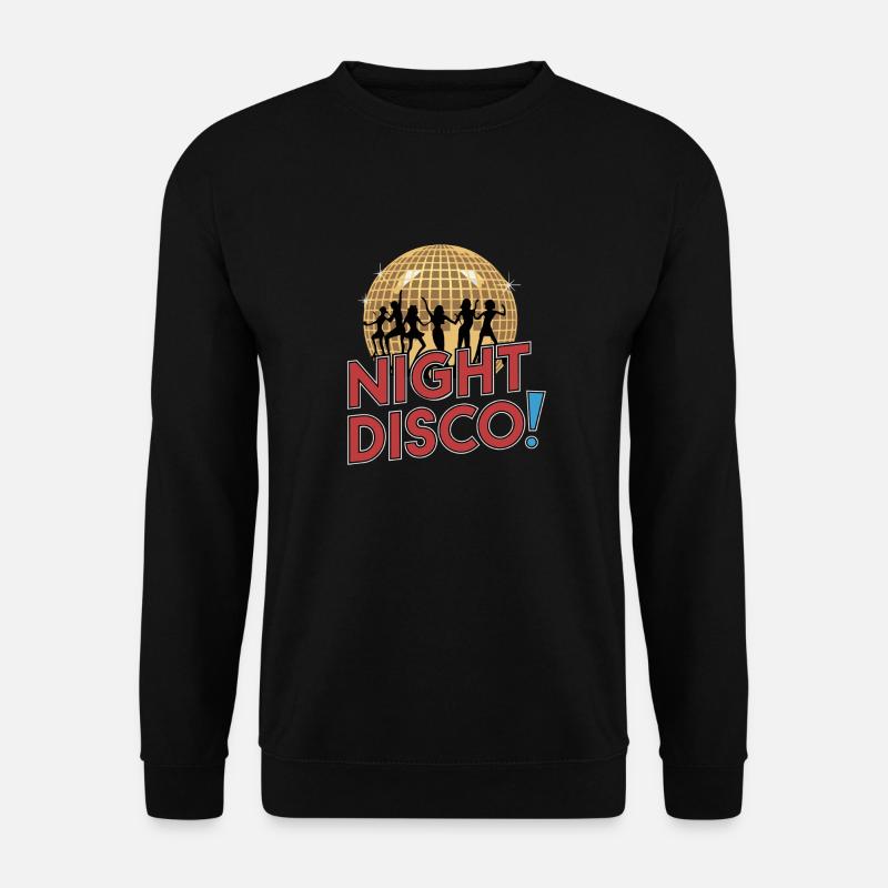 NIGHT DISCO - Unisex Sweatshirt - black