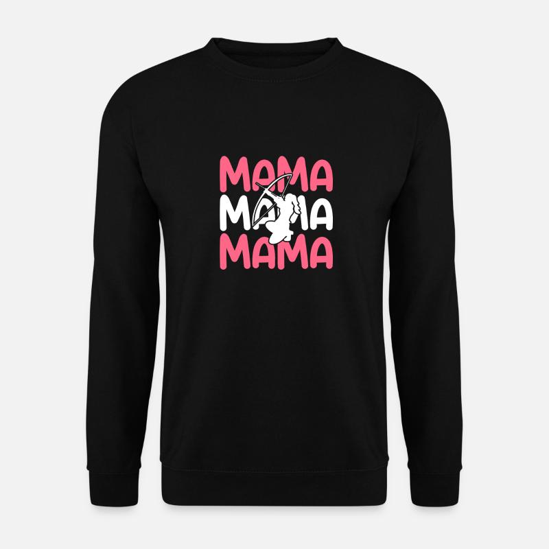 Bogenschütze Mama Mutter Bogenschießen - Unisex Pullover - Schwarz