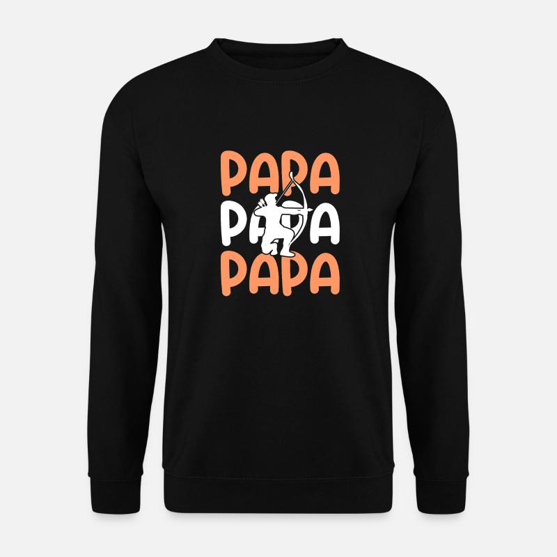 Archer Dad Father Archery - Unisex Sweatshirt - black