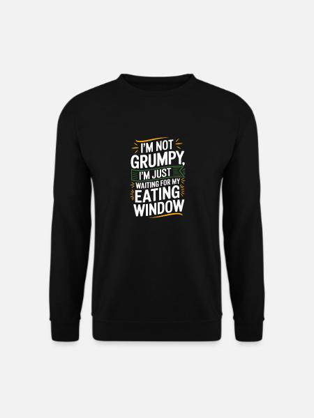 Intermittent fasting Intermittent fasting - Unisex Sweatshirt - black
