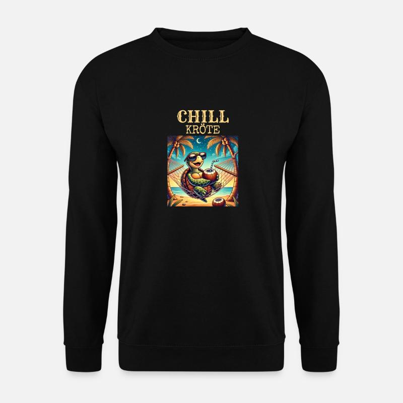 CHILL Kröte - Unisex Pullover - Schwarz