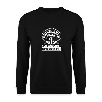 Masonic things you don't understand - Unisex Sweatshirt - black - Front - Alina (178cm) & Michal (187cm)