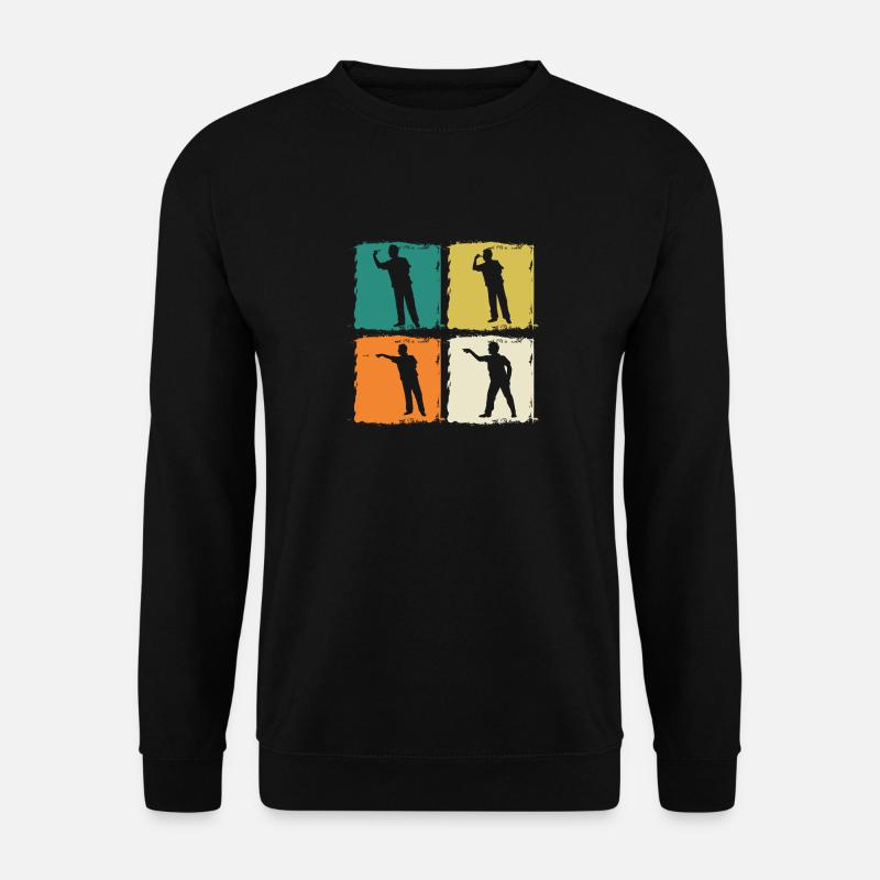 Joueur de fléchettes Fléchettes - Sweat-shirt Unisexe - noir