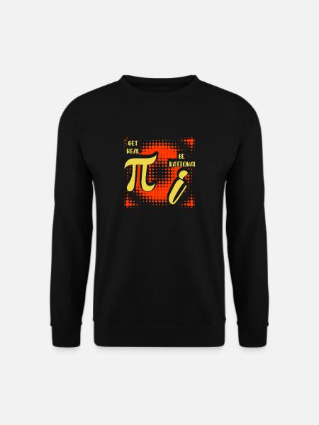 Humour mathématique – Pi vs. nombre imaginaire - Sweat-shirt Unisexe - noir