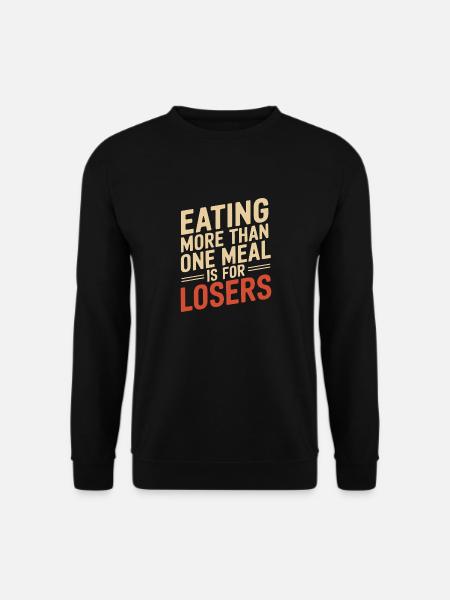 Intermittent fasting Intermittent fasting - Unisex Sweatshirt - black