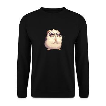 Lemmings Lemming - Unisex Sweatshirt - black - Front - Alina (178cm) & Michal (187cm)