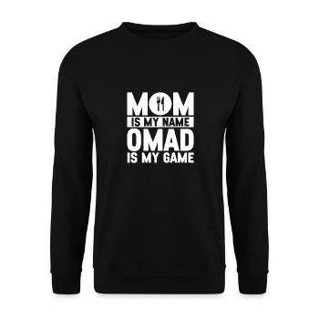 Intermittent fasting Intermittent fasting - Unisex Sweatshirt - black - Front - Alina (178cm) & Michal (187cm)