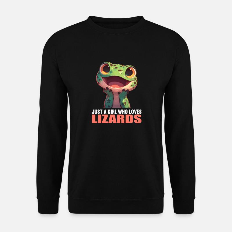Eidechsen Eidechse - Unisex Pullover - Schwarz