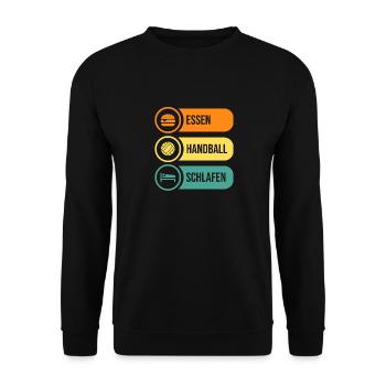 Joueurs de handball Handball - Sweat-shirt Unisexe - noir - Devant - Alina (178cm) & Michal (187cm)