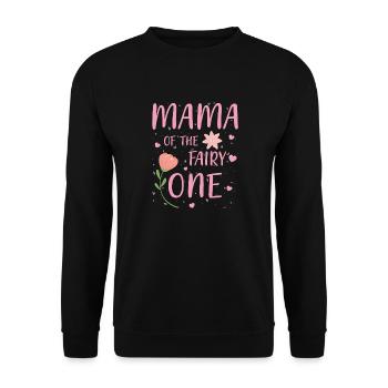 Maman de la fée Une - Sweat-shirt Unisexe - noir - Devant - Alina (178cm) & Michal (187cm)