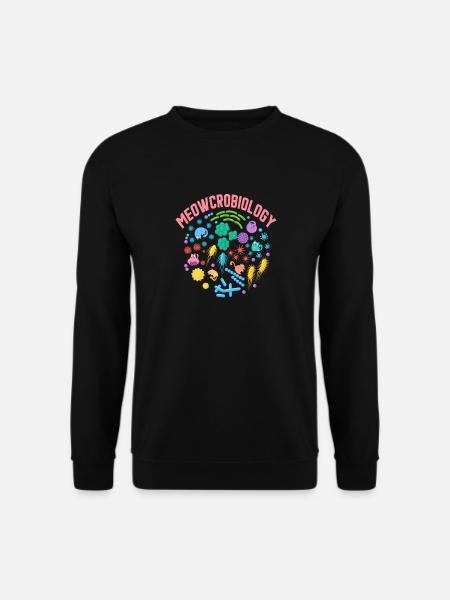 Meowcrobiology - Unisex Sweatshirt - black