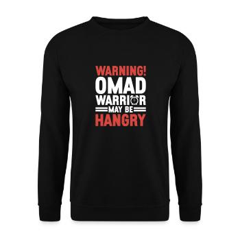 Intermittent fasting Intermittent fasting - Unisex Sweatshirt - black - Front - Alina (178cm) & Michal (187cm)