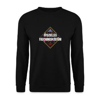 Offizielles Faschingskostüm - Unisex Pullover - Schwarz - Vorne - Alina (178cm) & Michal (187cm)