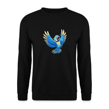 Macaw's Era - Unisex Sweatshirt - black - Front - Alina (178cm) & Michal (187cm)