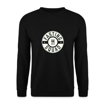 Intermittent fasting Intermittent fasting - Unisex Sweatshirt - black - Front - Alina (178cm) & Michal (187cm)