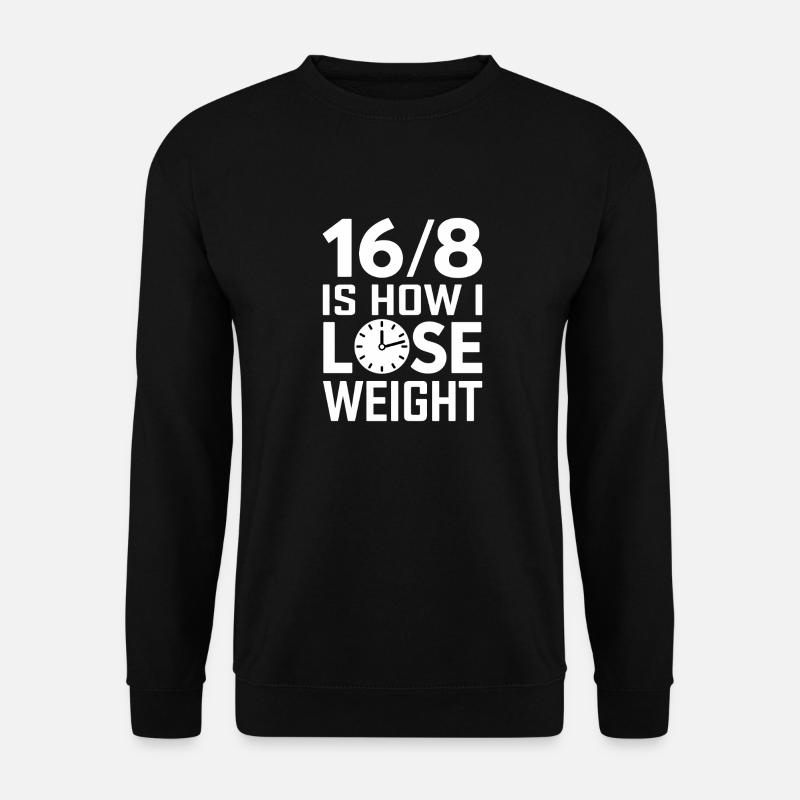 Jeûne intermittent Jeûne intermittent - Sweat-shirt Unisexe - noir