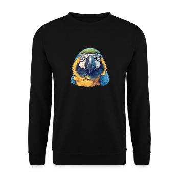 Macaw's Era - Unisex Sweatshirt - black - Front - Alina (178cm) & Michal (187cm)