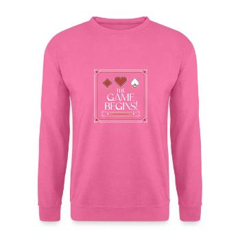 SPIELKARTE - Unisex Pullover - Pink - Vorne