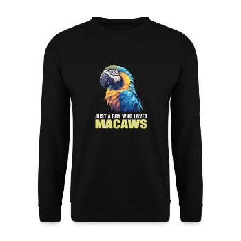 Macaw's Era - Unisex Sweatshirt - black - Front - Alina (178cm) & Michal (187cm)