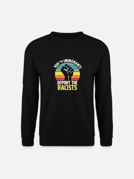 Anti-Racism Diversity, Justice & Equality - Unisex Sweatshirt - black