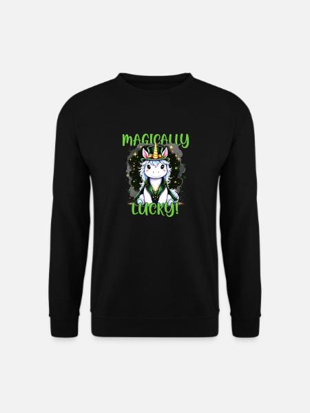 Magically Lucky - Unisex Sweatshirt - black