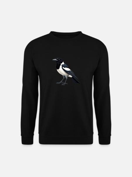 Elstern Elster - Unisex Pullover - Schwarz