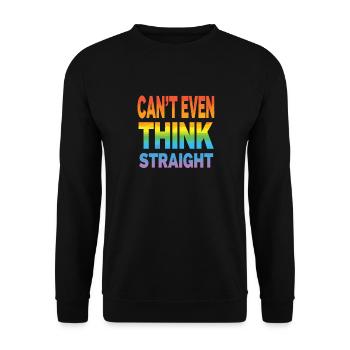 Pride LGBTQ Pride Regenbogen Pride Gay Pride Lgbtq - Unisex Pullover - Schwarz - Vorne - Alina (178cm) & Michal (187cm)