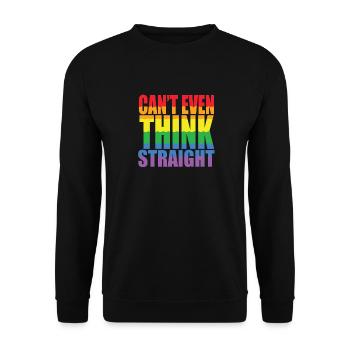 Pride LGBTQ Pride Regenbogen Pride Gay Pride Lgbtq - Unisex Pullover - Schwarz - Vorne - Alina (178cm) & Michal (187cm)