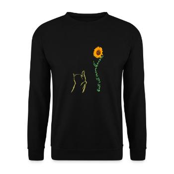 Meilleure maman chat de tous les temps - Sweat-shirt Unisexe - noir - Devant - Alina (178cm) & Michal (187cm)