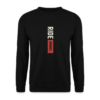 Gravel Bike Gravel Bike Gravel Bike Fans & Cyclists - Unisex Sweatshirt - black - Front - Alina (178cm) & Michal (187cm)
