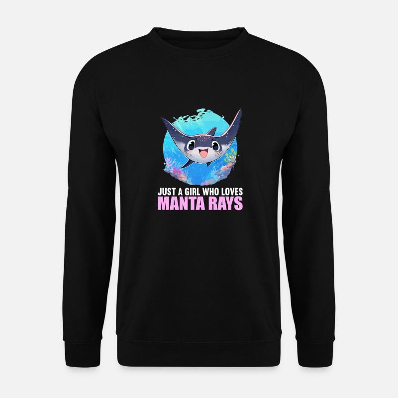 Mantas Manta Rochen - Unisex Pullover - Schwarz