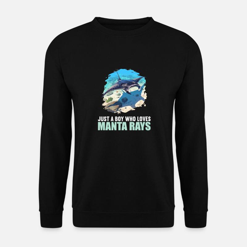 Mantas Manta Rochen - Unisex Pullover - Schwarz