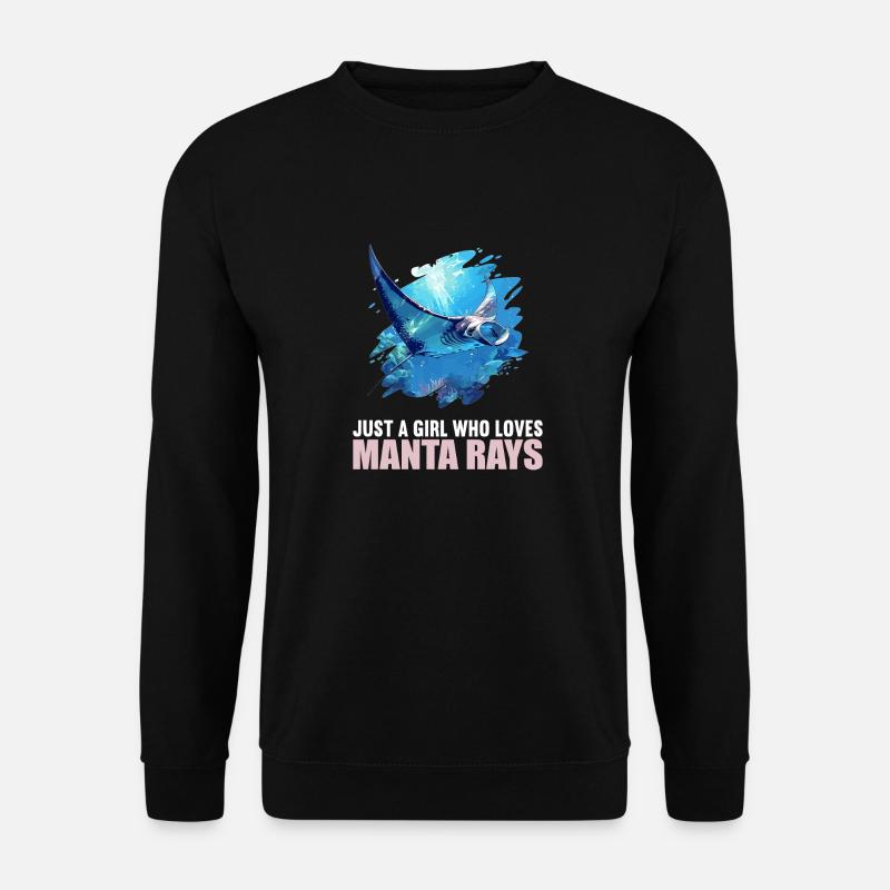 Mantas Manta Rochen - Unisex Pullover - Schwarz