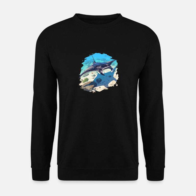 Mantas Manta Rochen - Unisex Pullover - Schwarz
