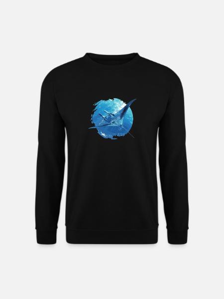Raies manta Raies manta - Sweat-shirt Unisexe - noir