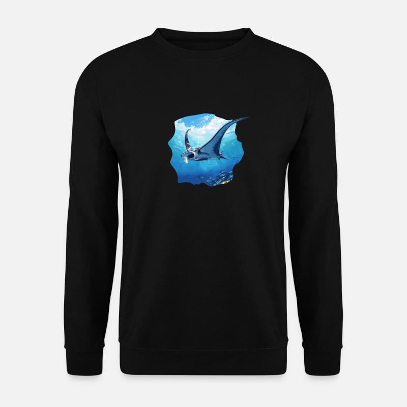 Mantas Manta Rochen - Unisex Pullover - Schwarz