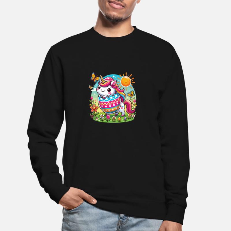 Easter Happy Easter Easter Bunny Easter Egg Spring Unisex Sweatshirt