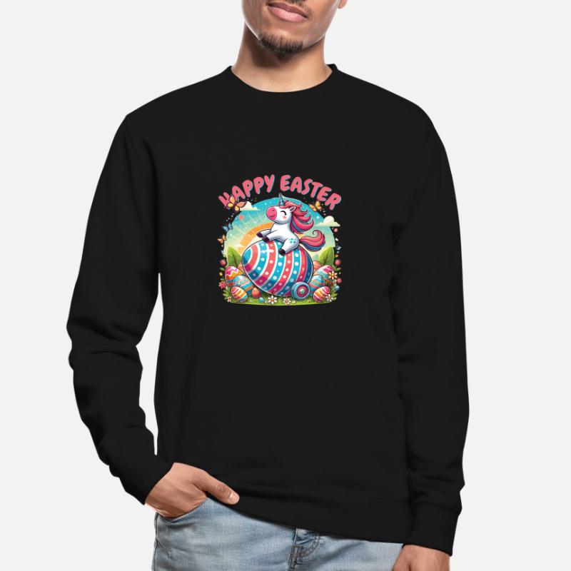 Easter Happy Easter Easter Bunny Easter Egg Spring Unisex Sweatshirt