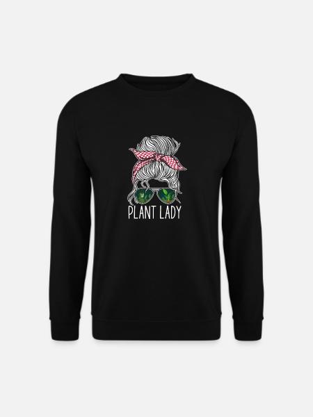 Plant Lover Gardening Plant Lady - Unisex Pullover - Schwarz