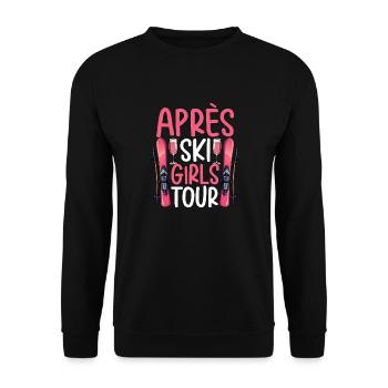 Après-ski pour filles - Sweat-shirt Unisexe - noir - Devant - Alina (178cm) & Michal (187cm)
