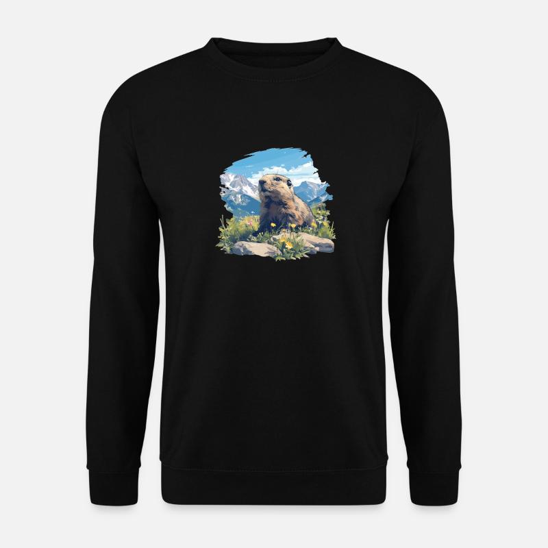 Marmots Groundhog - Unisex Sweatshirt - black