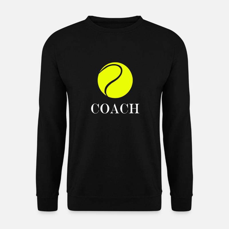 Tennistrainer - Unisex Pullover - Schwarz