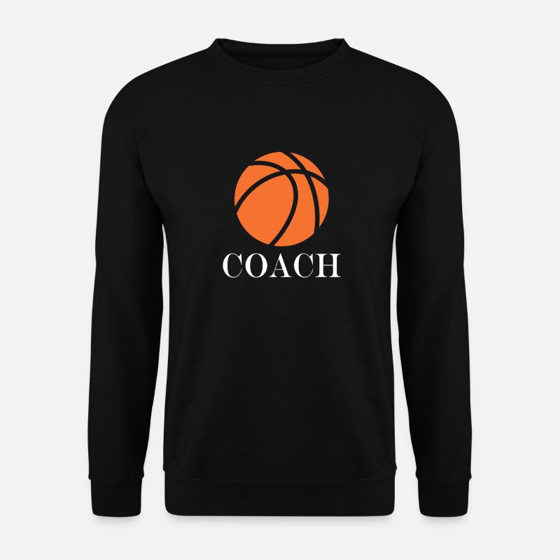 Coach de Basketball - Unisex Pullover - Schwarz