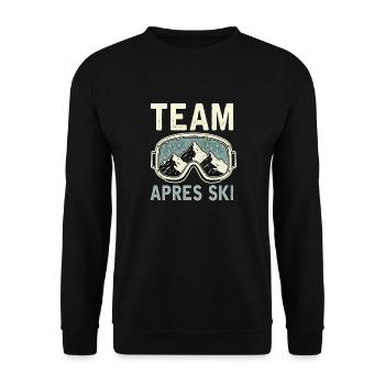 Équipe Après-Ski - Sweat-shirt Unisexe - noir - Devant - Alina (178cm) & Michal (187cm)