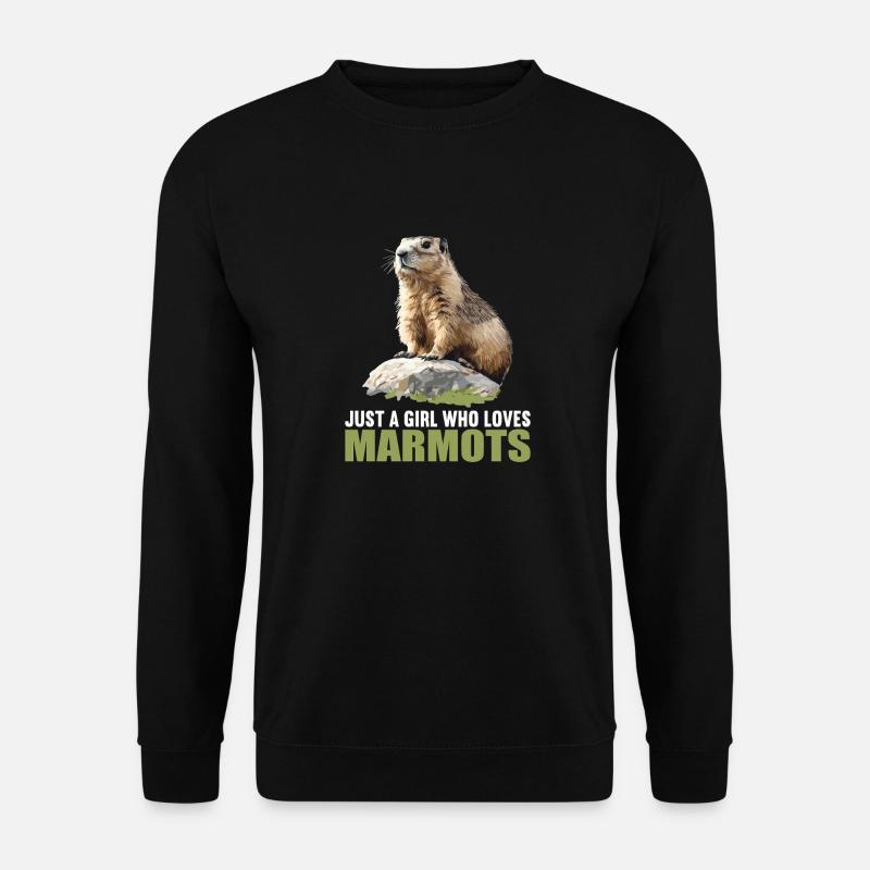 Murmeltiere Murmeltier - Unisex Pullover - Schwarz