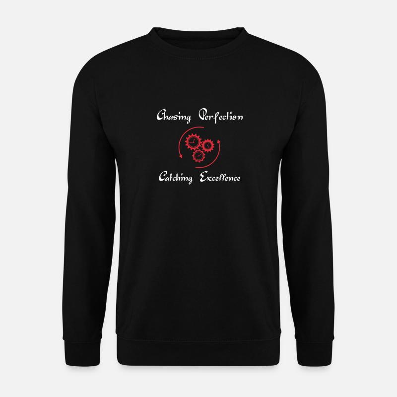 Kaizen Mindset Chasing Perfection - Unisex Sweatshirt - black