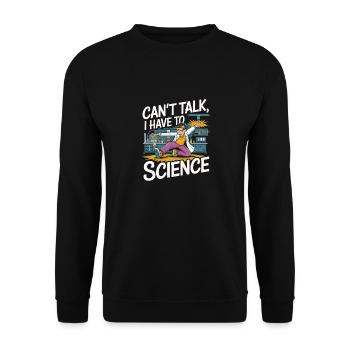 Science Laboratory Technician Technicus - Unisex Sweatshirt - black - Front - Alina (178cm) & Michal (187cm)